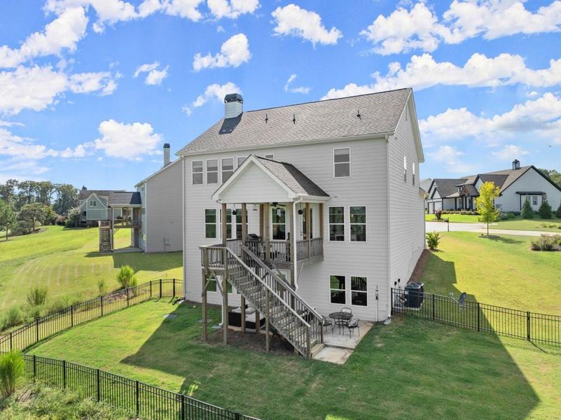 Front exterior of a new home in , Homer, GA, highlighting curb appeal (Image 25).