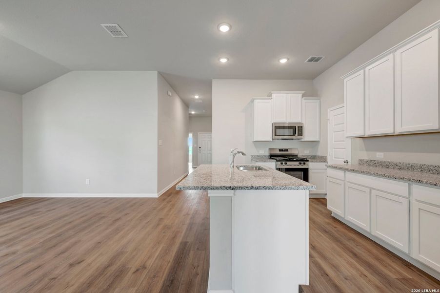 Furnished interior view inside a new home in Mesquite Ridge, San Antonio (Image 9).