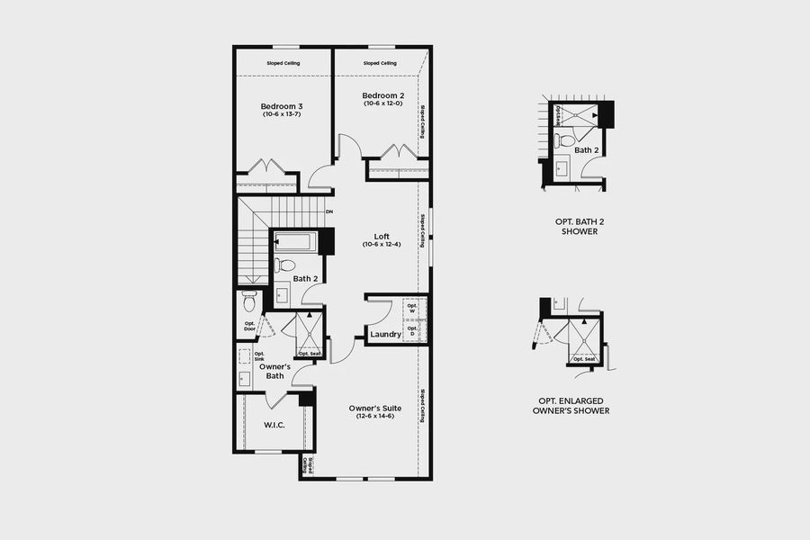 2D floor plan layout of this home in Spring Creek, Taylor, TX (Image 3).