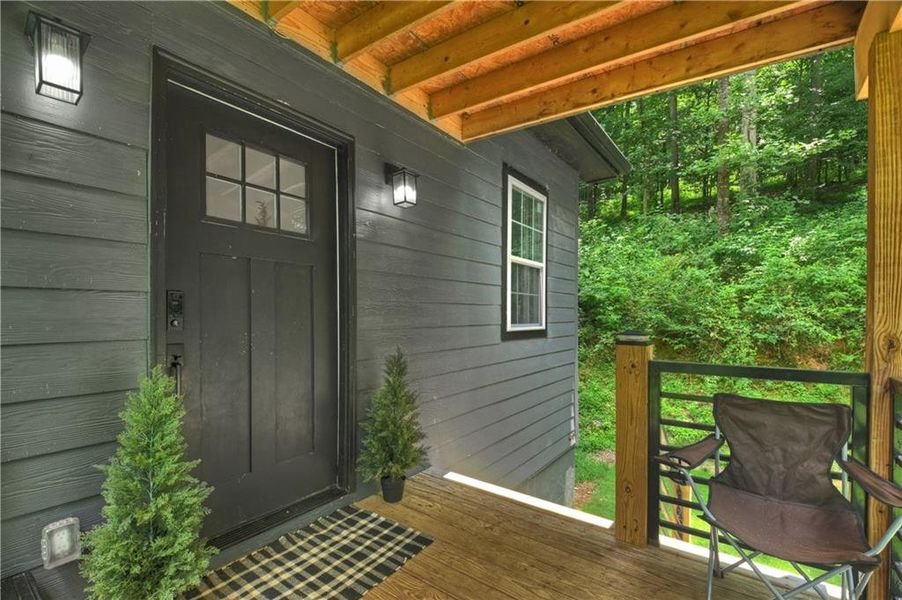 Exterior details and patio area of a home in , Ellijay (Image 32). Exterior details and patio area of a home in , Ellijay (Image 32).