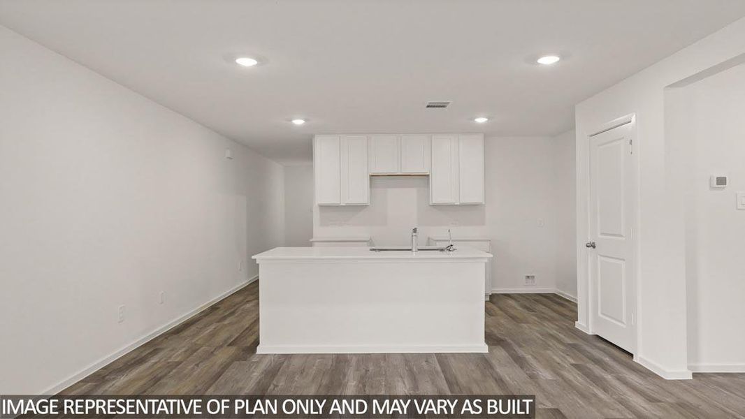 Furnished interior view inside a new home in The Canopies, Splendora (Image 5).