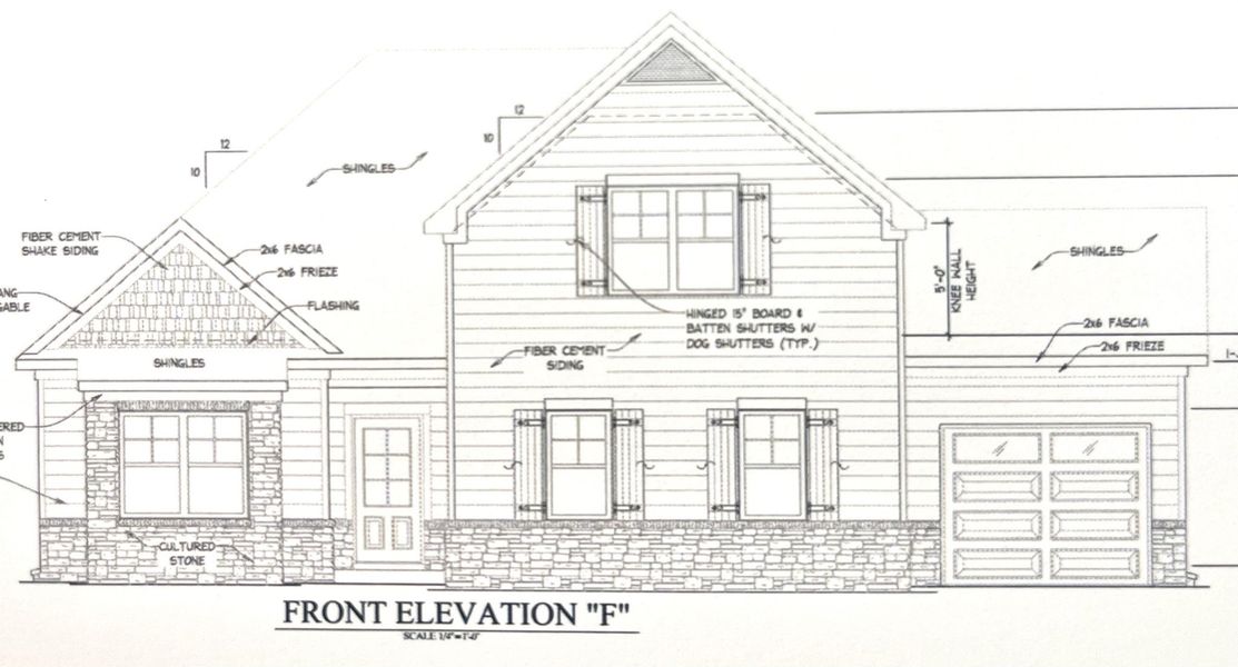 Architectural rendering of this 3 car garage home. Siding will be White Hardie board with dark brown trim, musket brown shutters, gutters, front door and garage door. Stone accent will be a brown/beige blend stone. Architectural rendering of this 3 car garage home. Siding will be White Hardie board with dark brown trim, musket brown shutters, gutters, front door and garage door. Stone accent will be a brown/beige blend stone.