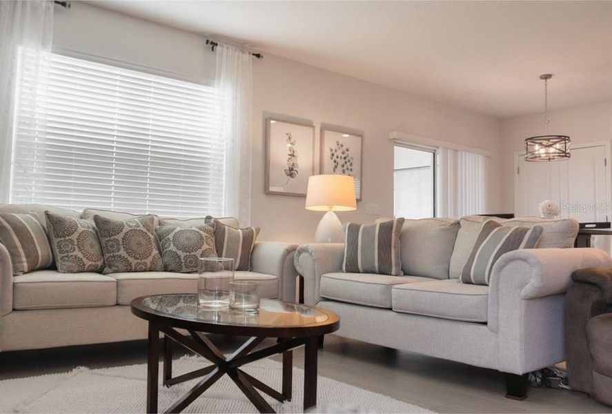 Furnished interior view inside a new home in , Davenport (Image 10). Furnished interior view inside a new home in , Davenport (Image 10).