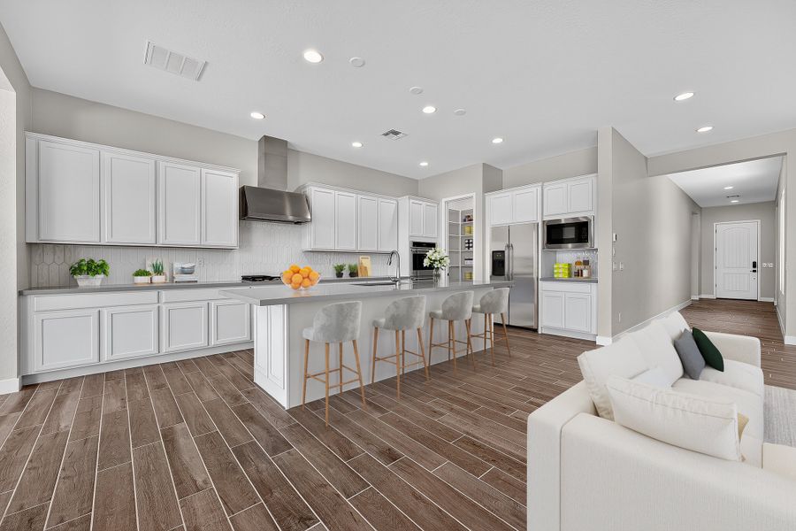 Furnished interior view inside a new home in Ladera Trails, Queen Creek (Image 6).