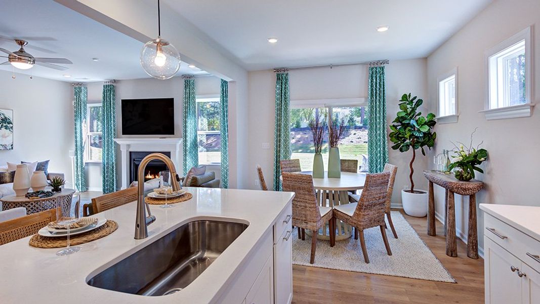 Furnished interior view inside a new home in Eagle Trace, Wendell (Image 32). Furnished interior view inside a new home in Eagle Trace, Wendell (Image 32).