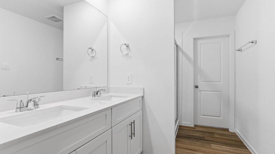 Furnished interior view inside a new home in , League City (Image 6).