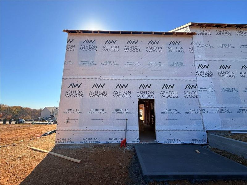 In-progress construction of a new home in Leydenview, Mableton, GA (Image 36).