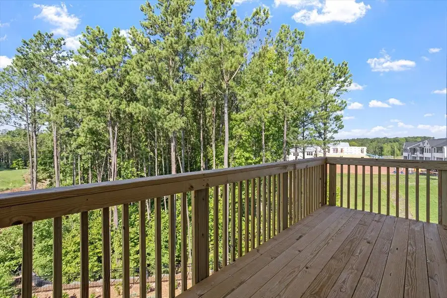 Exterior details and patio area of a home in Sweetbrier, Durham (Image 3).