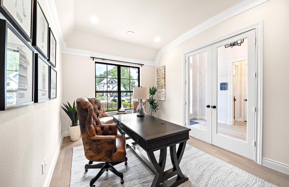 Furnished interior view inside a new home in The Highlands 55′, Porter (Image 28). Furnished interior view inside a new home in The Highlands 55′, Porter (Image 28).