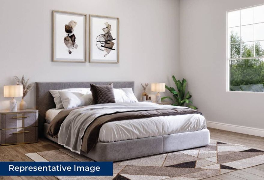 Representative furnished interior of a home built from the Ford Select F by First Texas Homes in Parkside, Denton (Image 7).