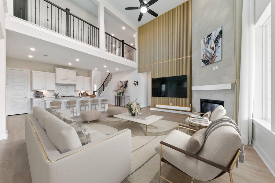 Furnished interior view inside a new home in Trillium, Richmond (Image 14).