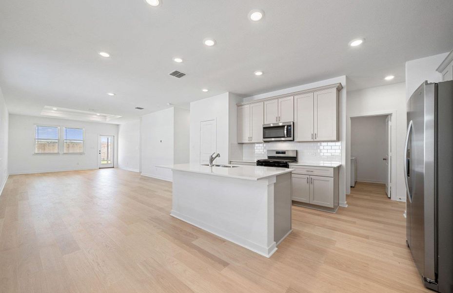 Furnished interior view inside a new home in Sunfield, Buda (Image 6).