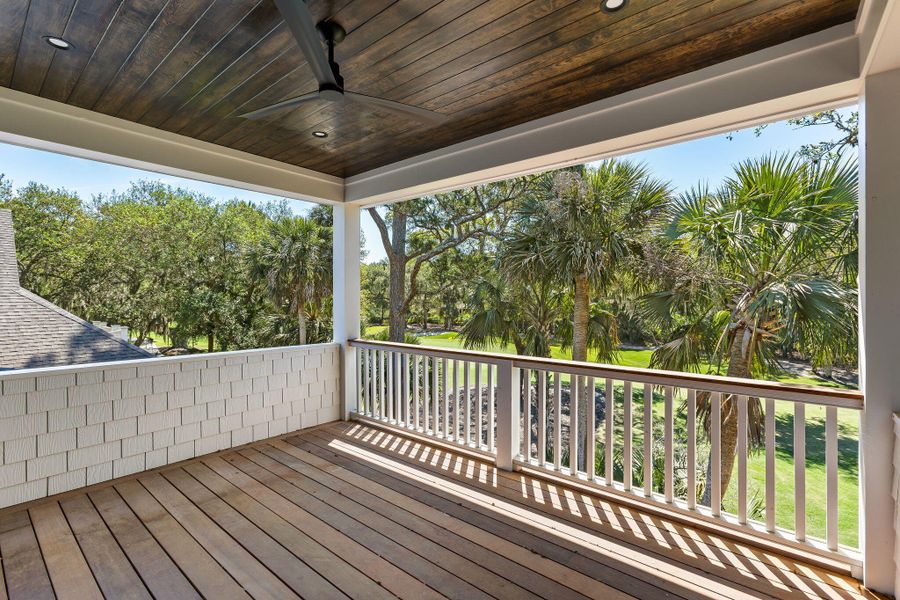Exterior details and patio area of a home in , Johns Island (Image 20).