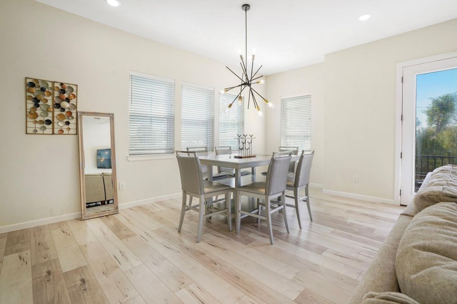 Furnished interior view inside a new home in , Houston (Image 18).