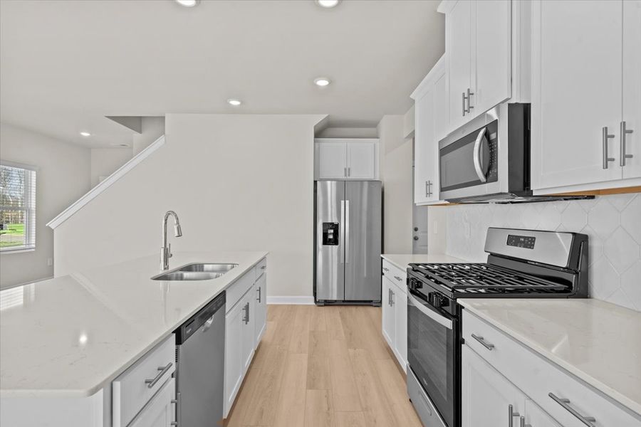 Furnished interior view inside a new home in Cedar Shoals – Heritage Collection, Piedmont (Image 6).