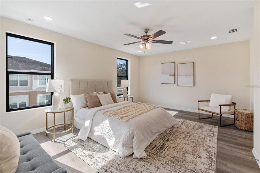 Furnished interior view inside a new home in , Tampa (Image 7). Furnished interior view inside a new home in , Tampa (Image 7).
