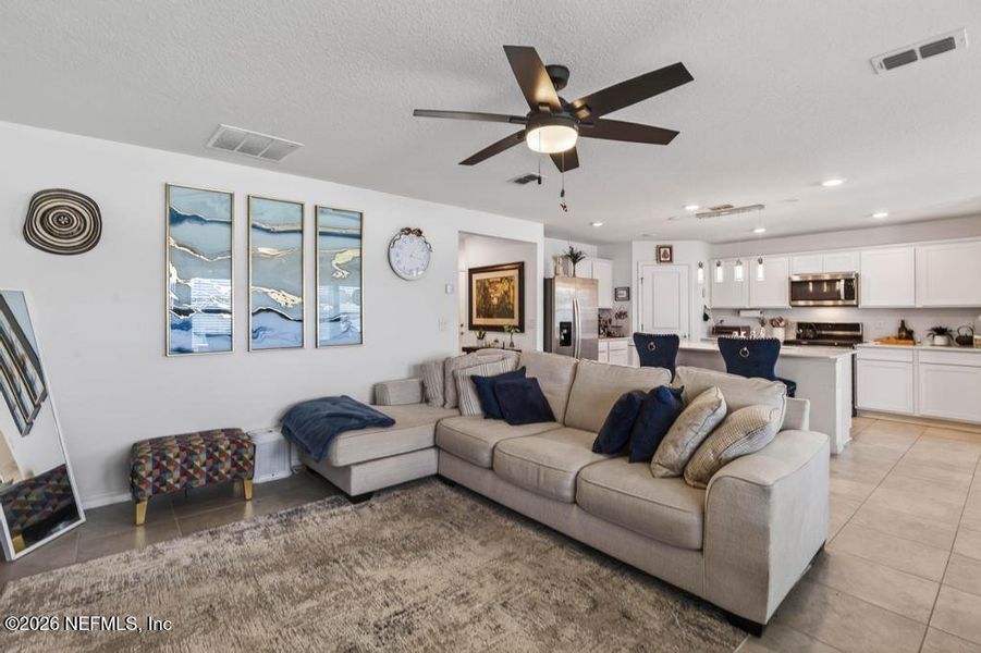 Furnished interior view inside a new home in Wells Landing, Jacksonville (Image 42). Furnished interior view inside a new home in Wells Landing, Jacksonville (Image 42).