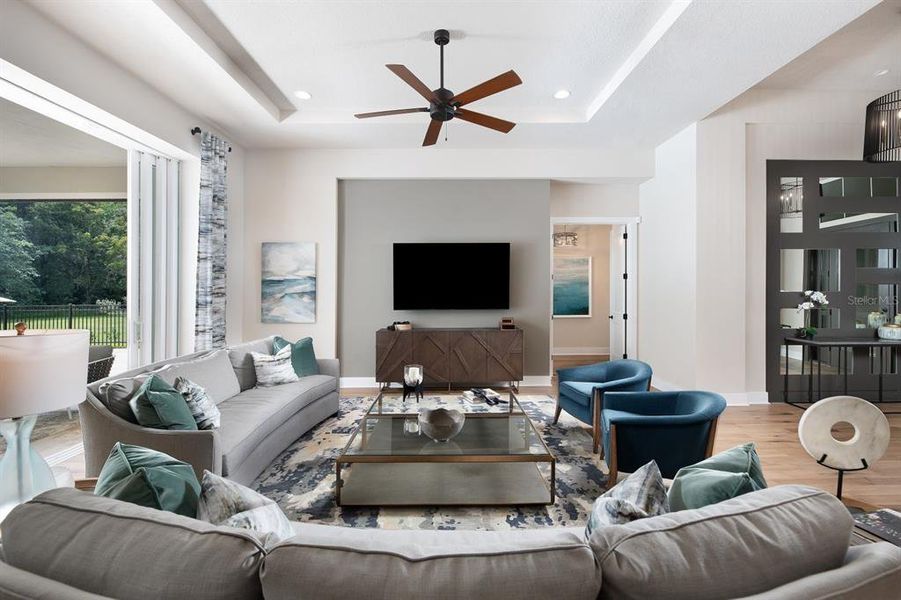 Furnished interior view inside a new home in , Ocala (Image 13).