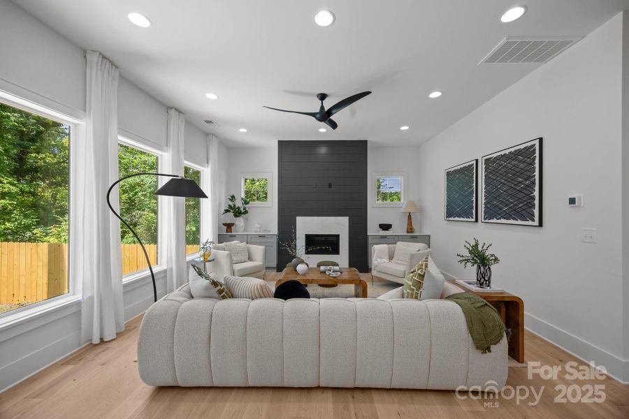 Furnished interior view inside a new home in , Charlotte (Image 6).