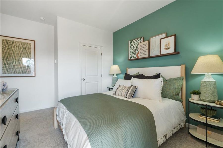 Furnished interior view inside a new home in Rosewood Farm, Lawrenceville (Image 19).