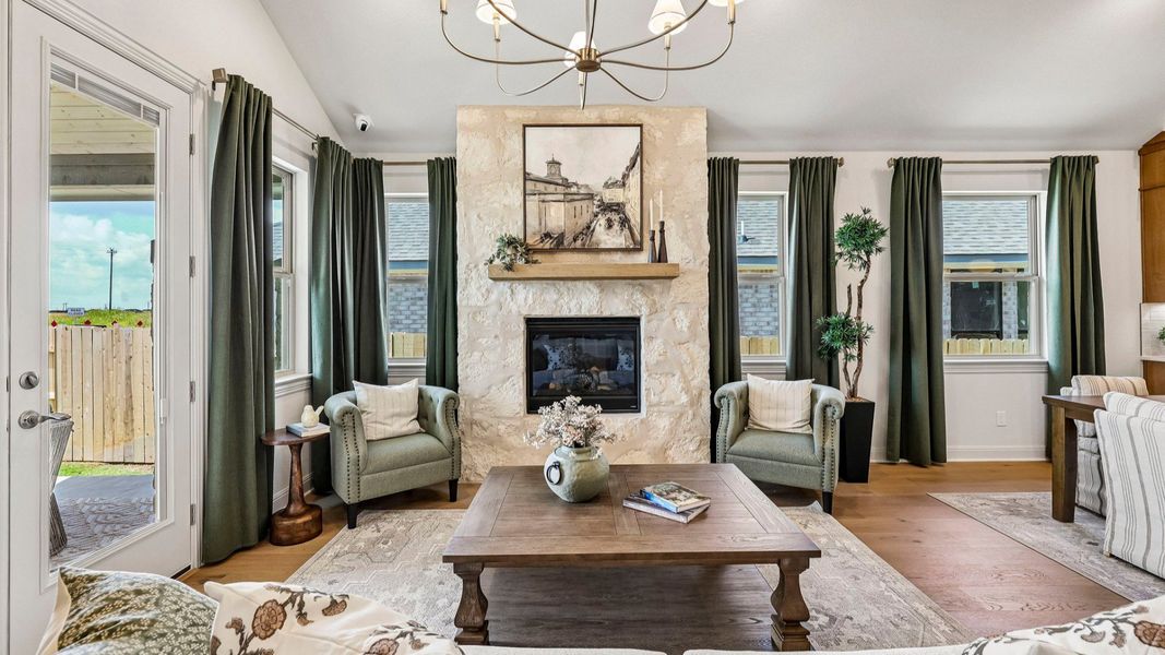 Representative furnished interior of a home built from the Oleander by DRB Homes in Newhaven, Manor (Image 17). Representative furnished interior of a home built from the Oleander by DRB Homes in Newhaven, Manor (Image 17).