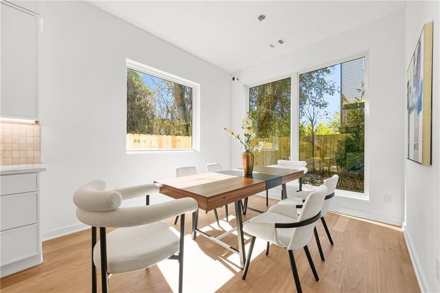 Furnished interior view inside a new home in , Atlanta (Image 19).