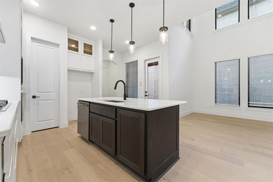 Furnished interior view inside a new home in Craig Ranch, McKinney (Image 2).
