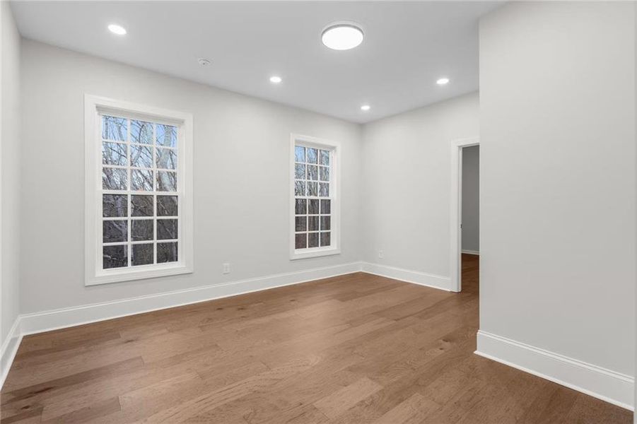 Spacious, unfurnished interior of a new home in Waterside Single Family, Peachtree Corners (Image 37). Spacious, unfurnished interior of a new home in Waterside Single Family, Peachtree Corners (Image 37).