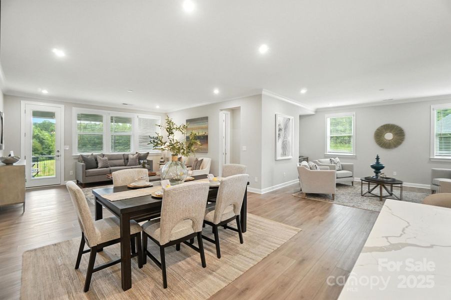 Furnished interior view inside a new home in Sonata at Mint Hill, Mint Hill (Image 10). Furnished interior view inside a new home in Sonata at Mint Hill, Mint Hill (Image 10).