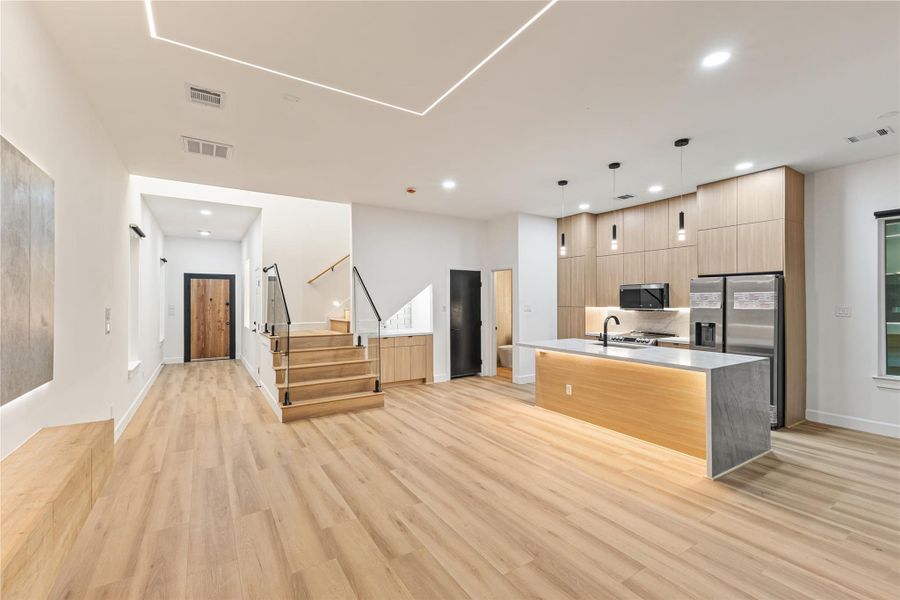 Furnished interior view inside a new home in , Houston (Image 8).