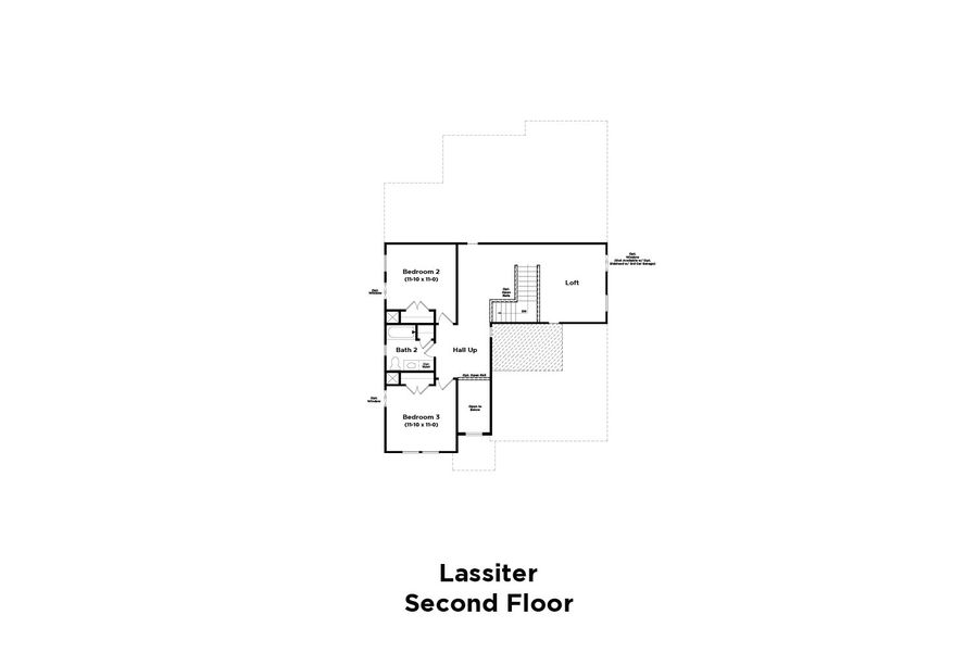 2D floor plan layout for the Lassiter by DRB Homes in Bellerose, Gibsonville, NC (Image 37). 2D floor plan layout for the Lassiter by DRB Homes in Bellerose, Gibsonville, NC (Image 37).