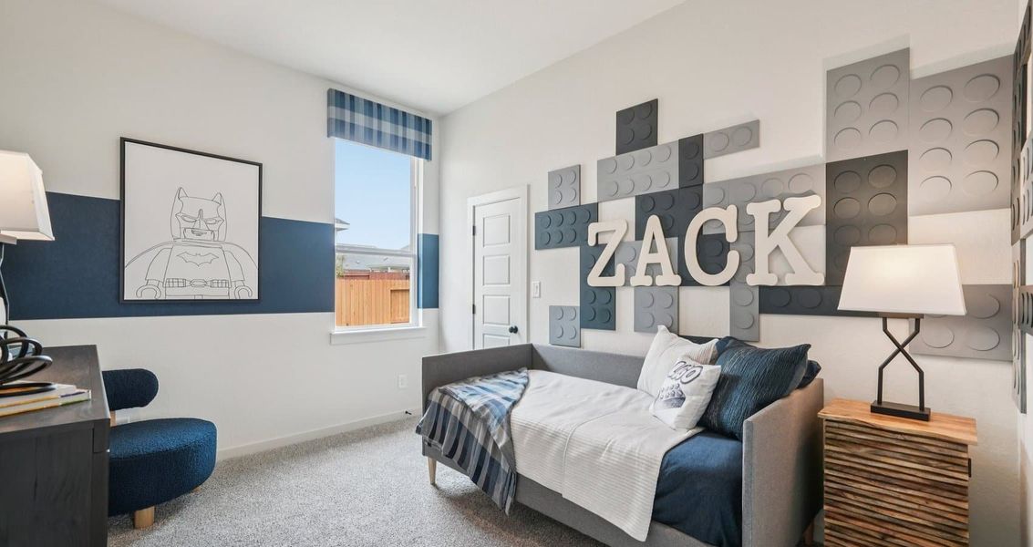 Furnished interior view inside a new home in Stream Waters, Seguin (Image 18).