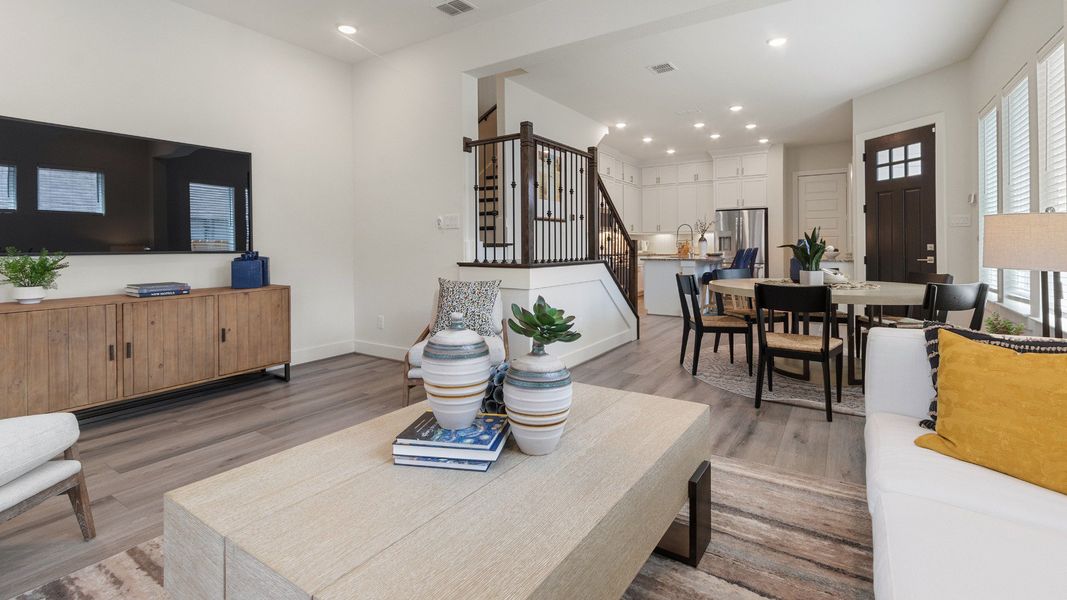 Furnished interior view inside a new home in Shady Acres, Houston (Image 12).