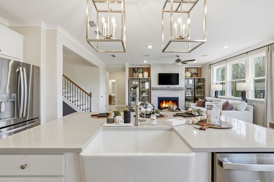Representative furnished interior of a home built from the Essex by Taylor Morrison in Dreycott, Lawrenceville (Image 26).