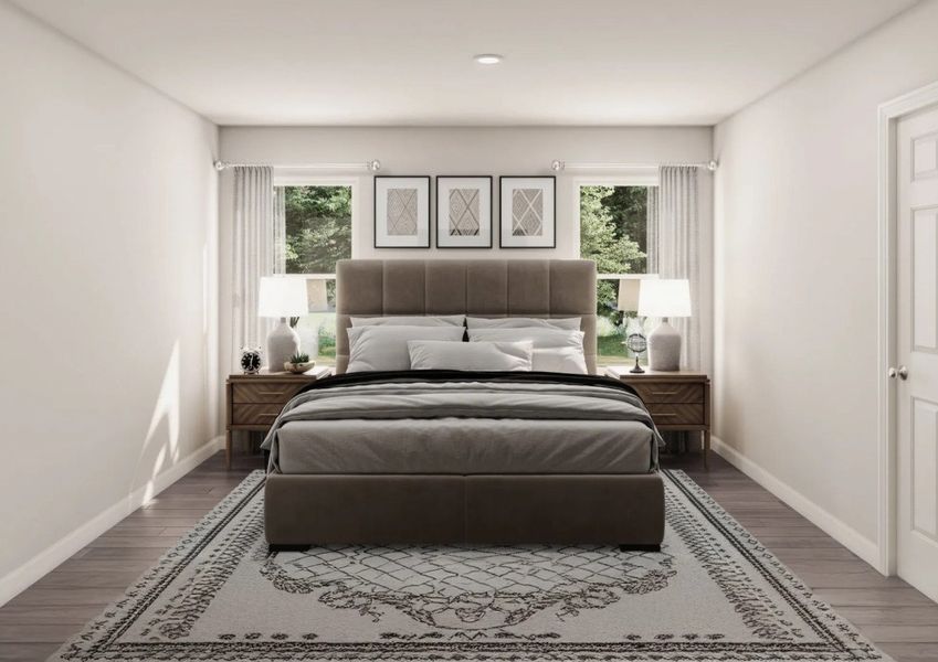 Front exterior of a new home in Forest Ridge, Edgefield, SC, highlighting curb appeal (Image 4).