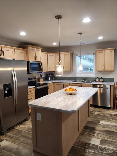Furnished interior view inside a new home in , Olin (Image 22).