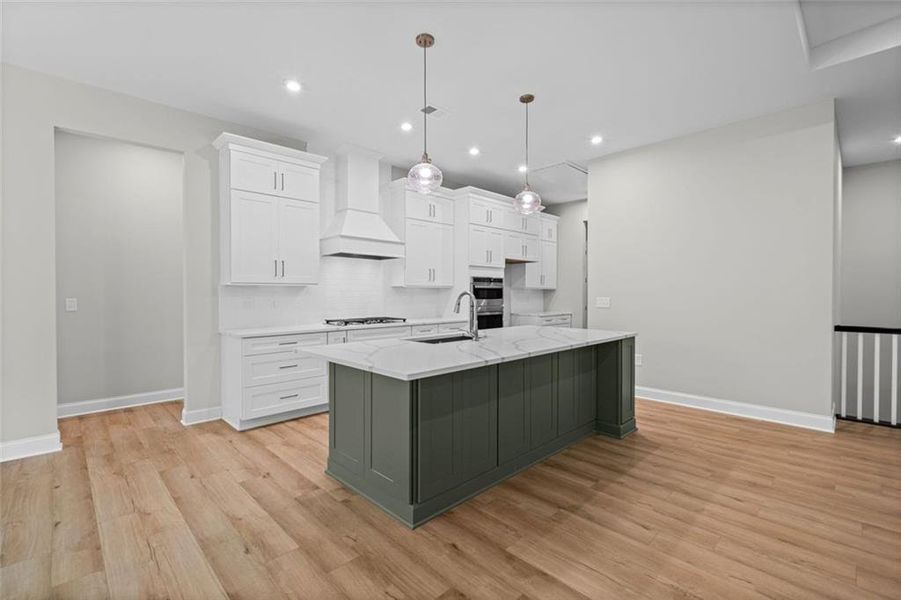 Furnished interior view inside a new home in Governor’s Preserve, Canton (Image 6).