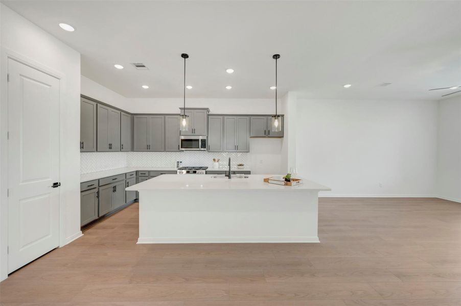 Furnished interior view inside a new home in Jordan Ranch - Terrace Collection, Fulshear (Image 18).
