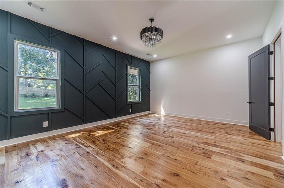 Furnished interior view inside a new home in , Flowery Branch (Image 14).
