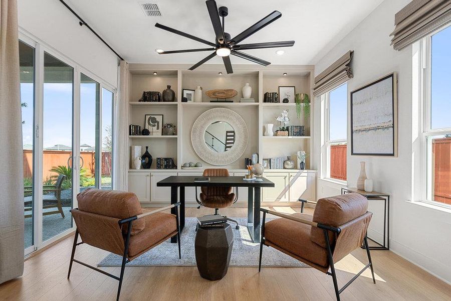 Furnished interior view inside a new home in Foxfield, Austin (Image 7).