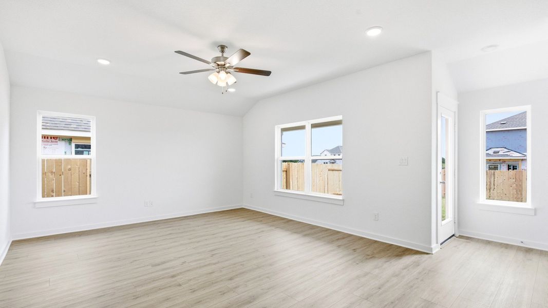 Furnished interior view inside a new home in Infinity Square, Kyle (Image 19).