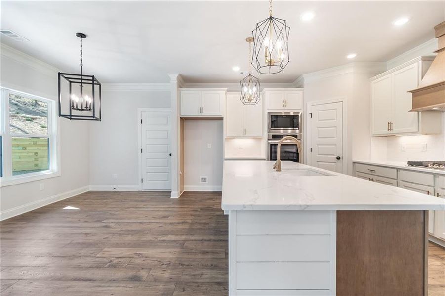Furnished interior view inside a new home in Red Oak Ridge, Loganville (Image 8).