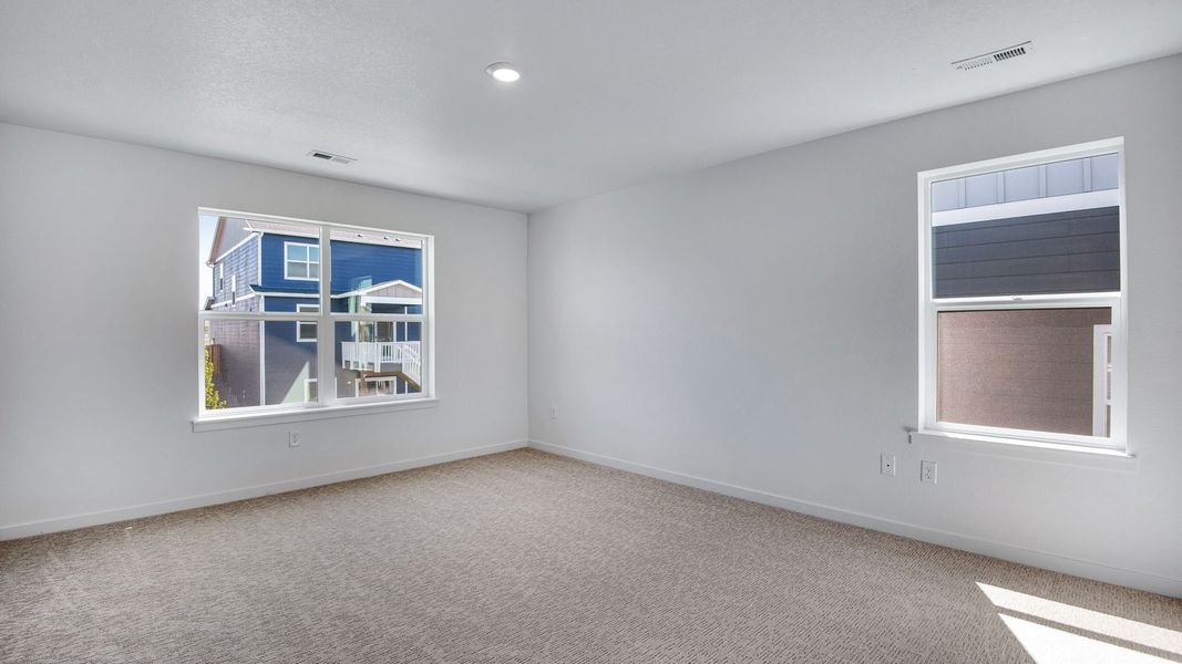 Spacious, unfurnished interior of a new home in Trails at Crowfoot, Parker (Image 45).