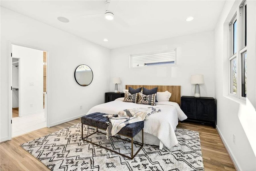 Furnished interior view inside a new home in , Atlanta (Image 45).