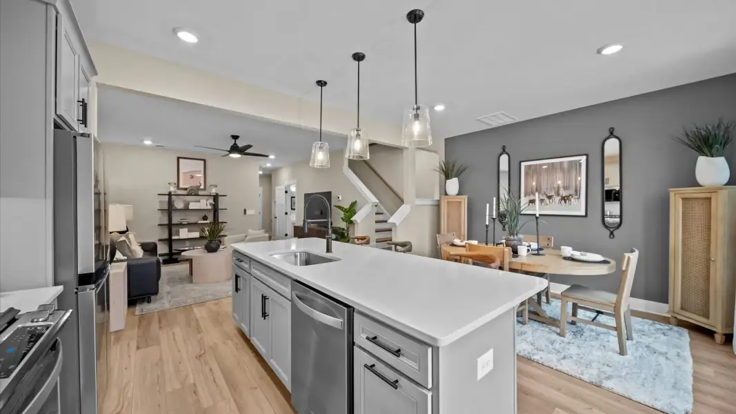 Furnished interior view inside a new home in Clayton Crossing, Arden (Image 10).