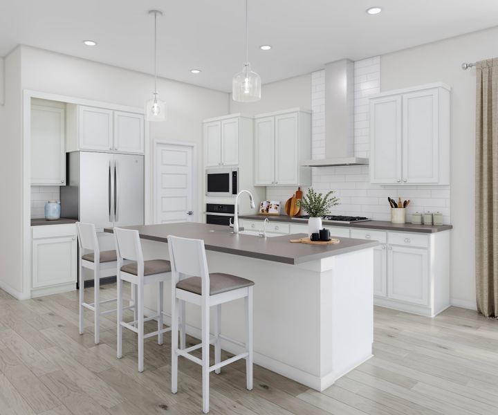 Furnished interior view inside a new home in Park Central, Georgetown (Image 6).