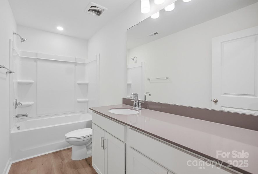 Upstairs hall bathroom