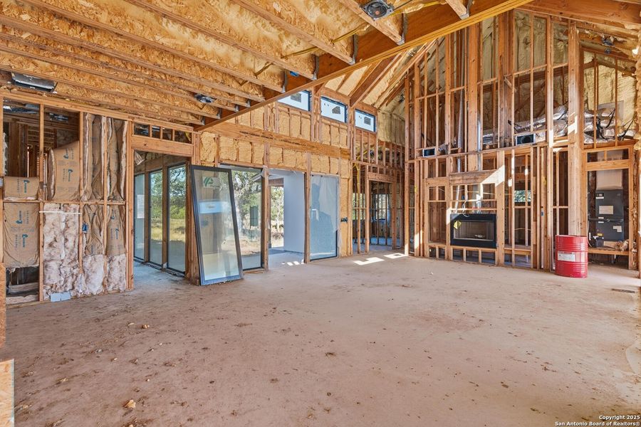 In-progress construction of a new home in Paradise On The Guadalupe, Canyon Lake, TX (Image 13).