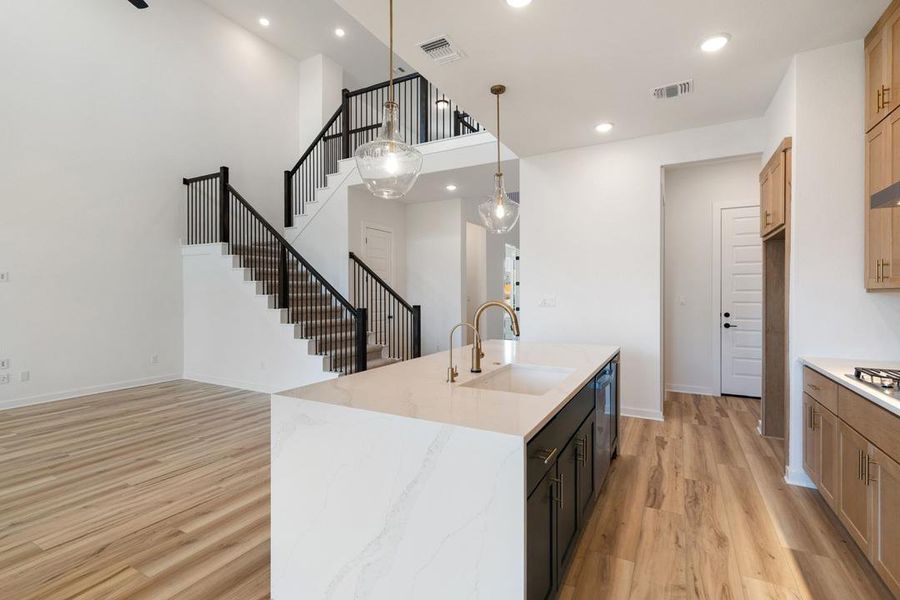 Furnished interior view inside a new home in Heritage, Dripping Springs (Image 9).