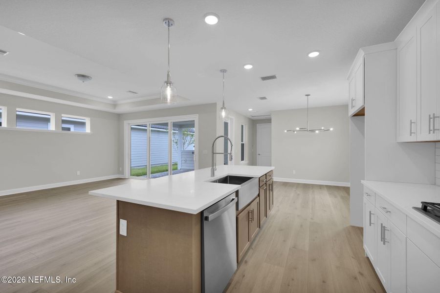 Furnished interior view inside a new home in Seabrook Village at Seabrook, Nocatee (Image 9).
